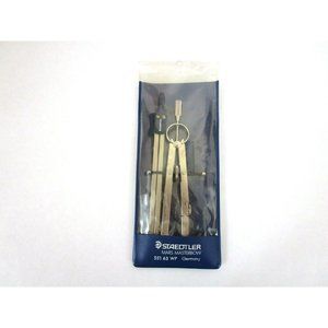 Drafting Compass Staedtler Mars Masterbow 551 63 WP Germany 2 pc Set with Case